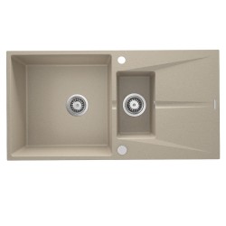 eante Corio zlewozmywak granitowy z osprzętem piasek