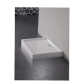 New Trendy Brodzik Columbus Prostokątny 120X80X14cm