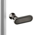 New Trendy New Soleo kabina kwadratowa 800x800x1950 mm gunmetal brushed