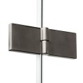 New Trendy New Soleo kabina kwadratowa 800x800x1950 mm gunmetal brushed