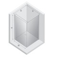 New Trendy New Soleo kabina prostokątna  U 1000x900x1950 mm gunmetal brushed