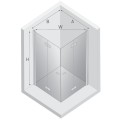 New Trendy New Soleo kabina prostokątna 800x1000x1950 mm chrom