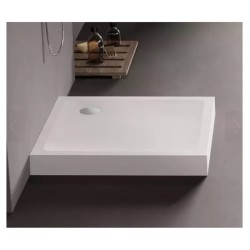 New Trendy Mild brodzik akrylowy prostokątny biały 100x80x11,5