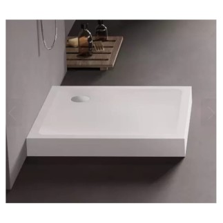 New Trendy Mild brodzik akrylowy kwadratowy biały 80x80x11,5