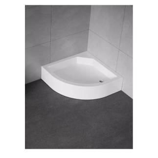 New Trendy Brodzik Artus Półokrągły 80X80X21cm