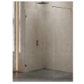 New Trendy Avexa gunmetal brushed walk-in 160x200cm