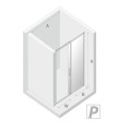 New Trendy Prime drzwi wnękowe light gold prawe 140x200