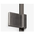 New Trendy Avexa gunmetal brushed walk-in 160x200cm - detal 2