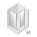 New Trendy Prime kabina prostokątna 1200x900x2000 mm black