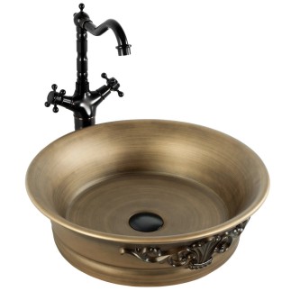 Rea Betty umywalka nablatowa 43,5x43,5