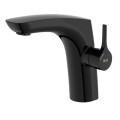 Roca Insignia bateria umywalkowa jednouchwytowa z Cold Start i korkiem titanium black