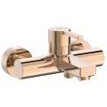 Roca Naia bateria ścienna wannowo - prysznicowa rose gold