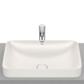 Roca Inspira square umywalka blatowa cienkościenna 550 x 370 x 75 mm beżowa