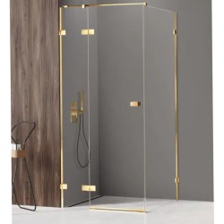 New Trendy Avexa kabina prostokątna 1100x900x2000 mm gold shine