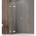 New Trendy Avexa kabina prostokątna 1000x1200x2000 mm gold shine