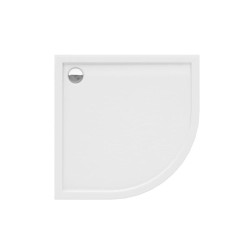 New Trendy Brodzik Cantare Półokragły Akrylowy 100X100X4,5cm