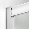New Trendy Varia New kabina półokrągła asymetryczna 1200x850x1650 chrom