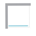 New Trendy Avexa kabina walk-in 1000x2000 mm black