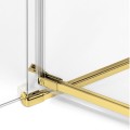 New Trendy Avexa kabina prostokątna 1000x1200x2000 mm gold brushed