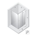 New Trendy Avexa kabina kwadratowa 800x800x2000 mm black