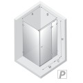 New Trendy Avexa kabina prostokątna 1100x900x2000 mm gold brushed
