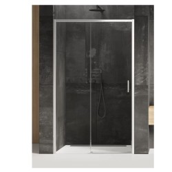New Trendy Prime drzwi wnękowe prawe chrom 130x200