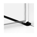 New Trendy New Renoma kabina prostokątna black prawa 110X100X195cm
