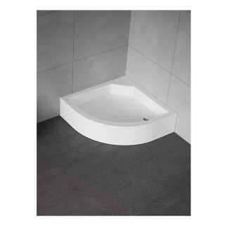 New Trendy Brodzik Artus Półokrągły 90X90X21cm