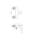 Invena Sirios bateria wannowo-natryskowa chrom