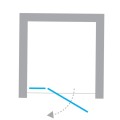 New Trendy Avexa drzwi wnękowe 1200x2000 mm gunmetal brushed