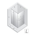 New Trendy Avexa kabina kwadratowa 1000x1000x2000 gold shine