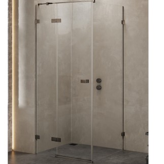 New Trendy Avexa kabina prostokątna 1200x1000x2000 mm gunmetal brushed