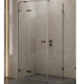 New Trendy Avexa kabina prostokątna 1000x900x2000 mm gunmetal brushed