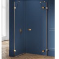 New Trendy Avexa kabina pięciokątna 1000x800x2000 mm gold brushed