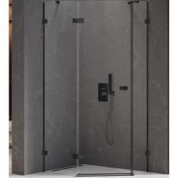 New Trendy Avexa kabina 5-kątna asymetryczna 1000x800x2000 mm black