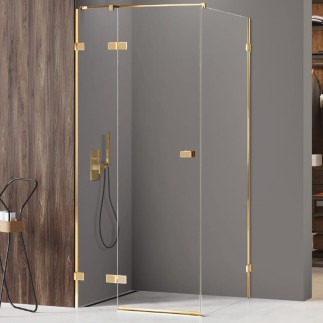 New Trendy Avexa XR kabina kwadratowa 1000x1000x2000 mm gold shine
