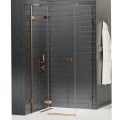New Trendy Avexa kabina prostokątna 1000x700x2000 mm copper brushed