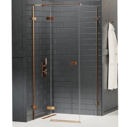 New Trendy Avexa kabina prostokątna 1000x700x2000 mm copper brushed
