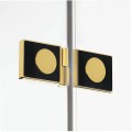 New Trendy Avexa kabina 5-kątna asymetryczna 1000x800x2000 mm gold brushed