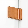New Trendy Avexa kabina prostokątna 1200x800x2000 mm copper brushed