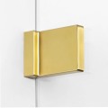 New Trendy Avexa kabina 5-kątna asymetryczna 1000x800x2000 mm gold brushed