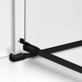 New Trendy Avexa kabina 5-kątna asymetryczna 1000x800x2000 mm black