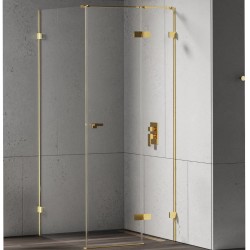 New Trendy Eventa kabina kwadratowa 1000x1000x2000 mm gold shine