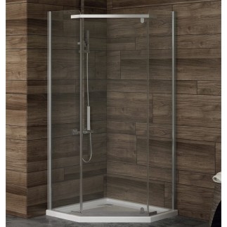 New Trendy New Komfort kabina pięciokątna U 800x800x1950 mm chrom
