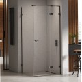 New Trendy Eventa kabina prostokątna 900x800x2000 mm black chrome