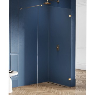New Trendy Avexa kabina walk-in U 1100x2000 mm gold brushed