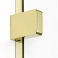New Trendy Eventa kabina kwadratowa 1000x1000x2000 mm gold shine