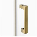 New Trendy Nesta kabina prostokątna 1000x800x2000 mm  gold brushed