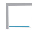 New Trendy Avexa kabina walk-in 1200x2000 mm gold brushed