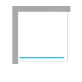 New Trendy Avexa kabina walk-in U 1000x2000 mm gold shine